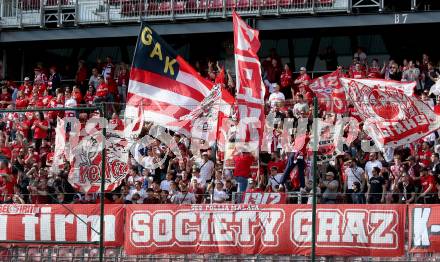 Fussball Bundesliga. SK Austria Klagenfurt gegen GAK.   Fans (GAK). Klagenfurt, am 19.4.2025.
Foto: Kuess
www.qspictures.net
---
pressefotos, pressefotografie, kuess, qs, qspictures, sport, bild, bilder, bilddatenbank