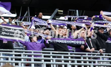 Fussball Bundesliga. SK Austria Klagenfurt gegen GAK.  Fans  (Klagenfurt). Klagenfurt, am 19.4.2025.
Foto: Kuess
---
pressefotos, pressefotografie, kuess, qs, qspictures, sport, bild, bilder, bilddatenbank