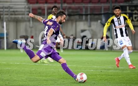 Fussball Bundesliga. SK Austria Klagenfurt gegen LASK.  Kosmas Gkezos  (Klagenfurt). Klagenfurt, am 22.4.2025.
Foto: Kuess
---
pressefotos, pressefotografie, kuess, qs, qspictures, sport, bild, bilder, bilddatenbank