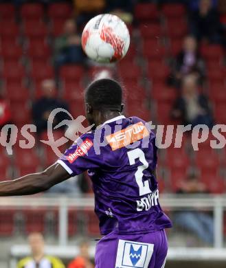 Fussball Bundesliga. SK Austria Klagenfurt gegen LASK.  Solomon Bonnah  (Klagenfurt). Klagenfurt, am 22.4.2025.
Foto: Kuess
---
pressefotos, pressefotografie, kuess, qs, qspictures, sport, bild, bilder, bilddatenbank