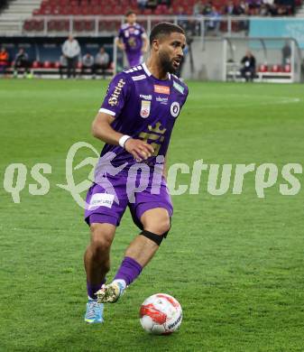 Fussball Bundesliga. SK Austria Klagenfurt gegen LASK. Keanan Bennetts   (Klagenfurt)  Klagenfurt, am 22.4.2025.
Foto: Kuess
---
pressefotos, pressefotografie, kuess, qs, qspictures, sport, bild, bilder, bilddatenbank