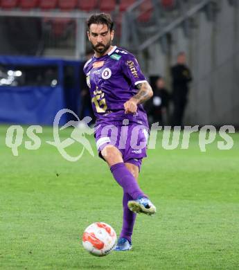 Fussball Bundesliga. SK Austria Klagenfurt gegen LASK.  Kosmas Gkezos  (Klagenfurt). Klagenfurt, am 22.4.2025.
Foto: Kuess
---
pressefotos, pressefotografie, kuess, qs, qspictures, sport, bild, bilder, bilddatenbank