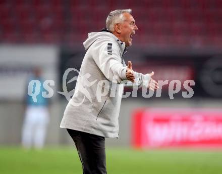 Fussball Bundesliga. SK Austria Klagenfurt gegen LASK. Trainer Peter Pacult   (Klagenfurt). Klagenfurt, am 22.4.2025.
Foto: Kuess
---
pressefotos, pressefotografie, kuess, qs, qspictures, sport, bild, bilder, bilddatenbank