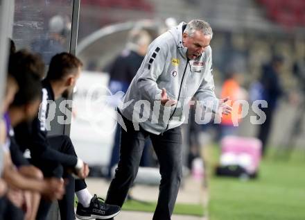 Fussball Bundesliga. SK Austria Klagenfurt gegen LASK.  Trainer Peter Pacult  (Klagenfurt).  Klagenfurt, am 22.4.2025.
Foto: Kuess
---
pressefotos, pressefotografie, kuess, qs, qspictures, sport, bild, bilder, bilddatenbank