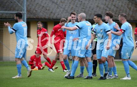 Fussball Kaerntner Liga. Bleiburg gegen SAK. Torjubel Nikola Tolimir (Bleiburg). Bleiburg, am 26..4.2025.
Foto: Kuess
www.qspictures.net
---
pressefotos, pressefotografie, kuess, qs, qspictures, sport, bild, bilder, bilddatenbank