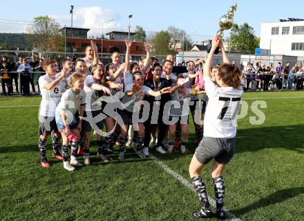 Fussball Frauen. KFV Cup. Sk Austria Klagenfurt gegen Kraig. Jubel Kraig. Klagenfurt, am 27.4.2025.
Foto: Kuess
www.qspictures.net
---
pressefotos, pressefotografie, kuess, qs, qspictures, sport, bild, bilder, bilddatenbank