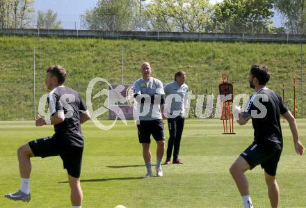 Fussball Bundesliga. SK Austria Klagenfurt. Training. Carsten Jancker. Klagenfurt, am 28.4.2025.
Foto: Kuess


---
pressefotos, pressefotografie, kuess, qs, qspictures, sport, bild, bilder, bilddatenbank