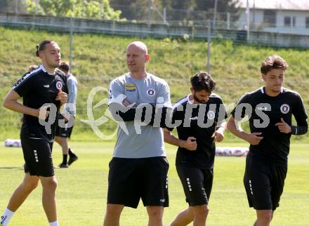 Fussball Bundesliga. SK Austria Klagenfurt. Training. Carsten Jancker. Klagenfurt, am 28.4.2025.
Foto: Kuess


---
pressefotos, pressefotografie, kuess, qs, qspictures, sport, bild, bilder, bilddatenbank