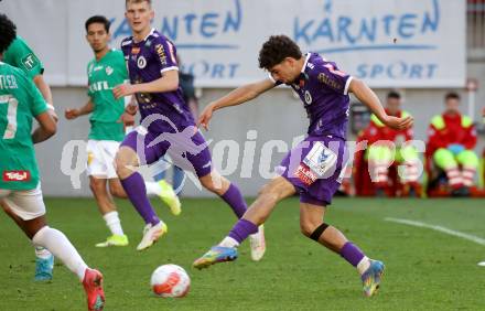 Fussball Bundesliga. SK Austria Klagenfurt gegen WSG Tirol. Ben Bobzien (SK Austria Klagenfurt)). Klagenfurt, am 10.5.2025.
Foto: Kuess
www.qspictures.net
---
pressefotos, pressefotografie, kuess, qs, qspictures, sport, bild, bilder, bilddatenbank