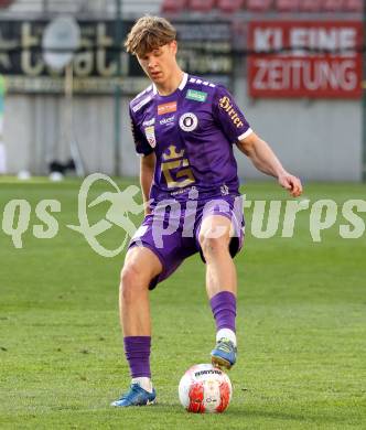 Fussball Bundesliga. SK Austria Klagenfurt gegen WSG Tirol. Jannik Robatsch (SK Austria Klagenfurt). Klagenfurt, am 10.5.2025.
Foto: Kuess
www.qspictures.net
---
pressefotos, pressefotografie, kuess, qs, qspictures, sport, bild, bilder, bilddatenbank
