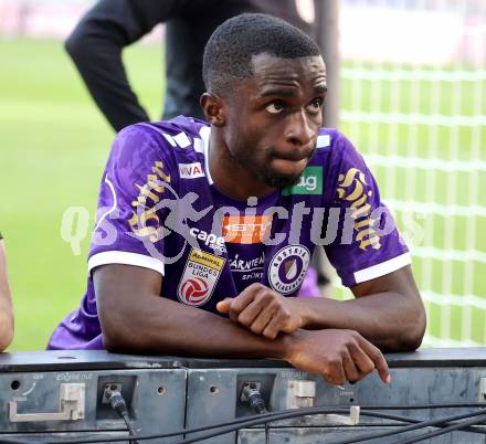 Fussball Bundesliga. SK Austria Klagenfurt gegen WSG Tirol. Solomon Bonnah (SK Austria Klagenfurt). Klagenfurt, am 10.5.2025.
Foto: Kuess
www.qspictures.net
---
pressefotos, pressefotografie, kuess, qs, qspictures, sport, bild, bilder, bilddatenbank