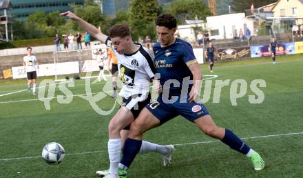 Fussball KÃ¤rntner Liga. Spittal gegen Velden. Ralph Roman Scheer  (Spittal),  Alessandro Kiko (Velden). Spittal, am 5.6.2025.
Foto: Kuess
---
pressefotos, pressefotografie, kuess, qs, qspictures, sport, bild, bilder, bilddatenbank
