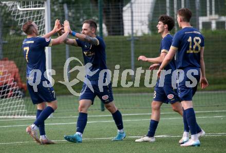 Fussball KÃ¤rntner Liga. Spittal gegen Velden.  Torjubel  Tom Zurga  (Velden). Spittal, am 5.6.2025.
Foto: Kuess
---
pressefotos, pressefotografie, kuess, qs, qspictures, sport, bild, bilder, bilddatenbank