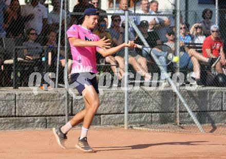 Tennis Bundesliga. Strassburg gegen Mauthausen.  Joel Schwaerzler  (Mauthausen). Strassburg, am 6.6.2025.
Foto: Kuess
---
pressefotos, pressefotografie, kuess, qs, qspictures, sport, bild, bilder, bilddatenbank