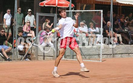 Tennis Bundesliga. Strassburg gegen Mauthausen.  Sebastian Sorger (Strassburg). Strassburg, am 6.6.2025.
Foto: Kuess
---
pressefotos, pressefotografie, kuess, qs, qspictures, sport, bild, bilder, bilddatenbank