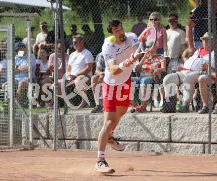 Tennis Bundesliga. Strassburg gegen Mauthausen. Sebastian Ofner (Strassburg). Strassburg, am 6.6.2025
Foto: Kuess


---
pressefotos, pressefotografie, kuess, qs, qspictures, sport, bild, bilder, bilddatenbank