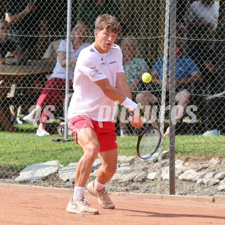 Tennis Bundesliga. Strassburg gegen Mauthausen.  Sebastian Sorger (Strassburg). Strassburg, am 6.6.2025.
Foto: Kuess
---
pressefotos, pressefotografie, kuess, qs, qspictures, sport, bild, bilder, bilddatenbank