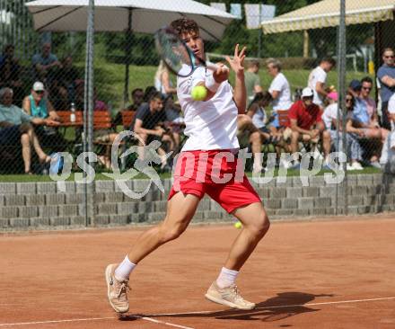 Tennis Bundesliga. Strassburg gegen Mauthausen.  Sebastian Sorger (Strassburg). Strassburg, am 6.6.2025.
Foto: Kuess
---
pressefotos, pressefotografie, kuess, qs, qspictures, sport, bild, bilder, bilddatenbank
