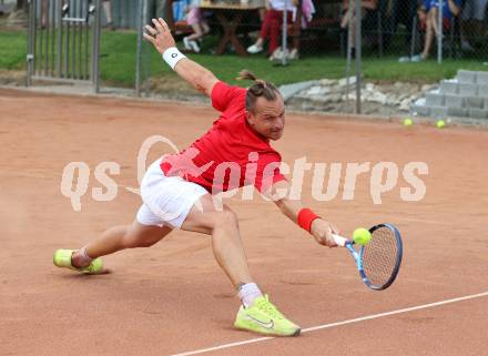 Tennis Bundesliga. Strassburg gegen Mauthausen.  Deni Zmak  (Strassburg). Strassburg, am 6.6.2025.
Foto: Kuess
---
pressefotos, pressefotografie, kuess, qs, qspictures, sport, bild, bilder, bilddatenbank