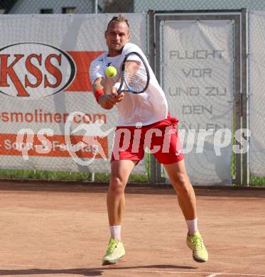 Tennis Bundesliga. Strassburg gegen Mauthausen.  Deni Zmak  (Strassburg). Strassburg, am 6.6.2025.
Foto: Kuess
---
pressefotos, pressefotografie, kuess, qs, qspictures, sport, bild, bilder, bilddatenbank