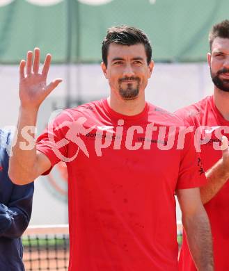 Tennis Bundesliga. Strassburg gegen Mauthausen.  Sebastian Ofner (Strassburg). Strassburg, am 6.6.2025.
Foto: Kuess
---
pressefotos, pressefotografie, kuess, qs, qspictures, sport, bild, bilder, bilddatenbank