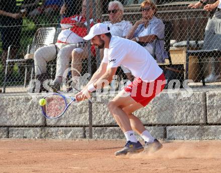 Tennis Bundesliga. Strassburg gegen Mauthausen.  Jurij Rodionov  (Strassburg). Strassburg, am 6.6.2025.
Foto: Kuess
---
pressefotos, pressefotografie, kuess, qs, qspictures, sport, bild, bilder, bilddatenbank