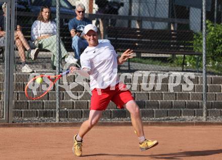 Tennis Bundesliga. Strassburg gegen Mauthausen. Patrick Ofner (Strassburg). Strassburg, am 6.6.2025.
Foto: Kuess


---
pressefotos, pressefotografie, kuess, qs, qspictures, sport, bild, bilder, bilddatenbank