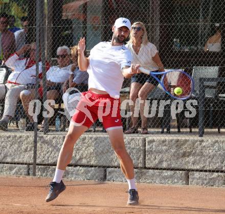 Tennis Bundesliga. Strassburg gegen Mauthausen. Jurij Rodionov  (Strassburg). Strassburg, am 6.6.2025.
Foto: Kuess
---
pressefotos, pressefotografie, kuess, qs, qspictures, sport, bild, bilder, bilddatenbank