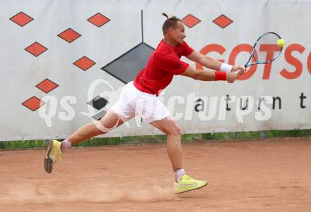 Tennis Bundesliga. Strassburg gegen Mauthausen.  Deni Zmak  (Strassburg). Strassburg, am 6.6.2025.
Foto: Kuess
---
pressefotos, pressefotografie, kuess, qs, qspictures, sport, bild, bilder, bilddatenbank