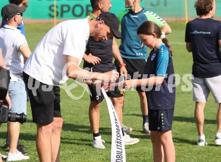 Fussball. Nachwuchsraining mit OEFB Teamchef Ralf Rangnick. Alexander Kofler. Wernberg, am 13.6.2025.
Foto: Kuess
---
pressefotos, pressefotografie, kuess, qs, qspictures, sport, bild, bilder, bilddatenbank