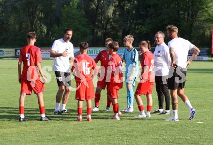 Fussball. Nachwuchsraining mit OEFB Teamchef Ralf Rangnick. Martin Stranzl, Ralf Rangnick, Guido Burgstaller. Wernberg, am 13.6.2025.
Foto: Kuess
---
pressefotos, pressefotografie, kuess, qs, qspictures, sport, bild, bilder, bilddatenbank