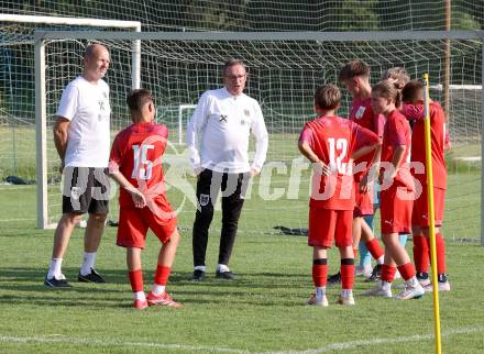 Fussball. Nachwuchsraining mit OEFB Teamchef Ralf Rangnick. Wernberg, am 13.6.2025.
Foto: Kuess
---
pressefotos, pressefotografie, kuess, qs, qspictures, sport, bild, bilder, bilddatenbank