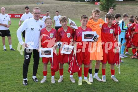 Fussball. Nachwuchsraining mit OEFB Teamchef Ralf Rangnick. Ralf Rangnick. Wernberg, am 13.6.2025.
Foto: Kuess
---
pressefotos, pressefotografie, kuess, qs, qspictures, sport, bild, bilder, bilddatenbank