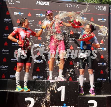 Ironman. Hannah Roessler (AUT), Chiara Marita Szolderits (AUT), Gudrun Steiner (AUT).  Klagenfurt, am 15.6.2025.
Foto: Kuess
www.qspictures.net
---
pressefotos, pressefotografie, kuess, qs, qspictures, sport, bild, bilder, bilddatenbank