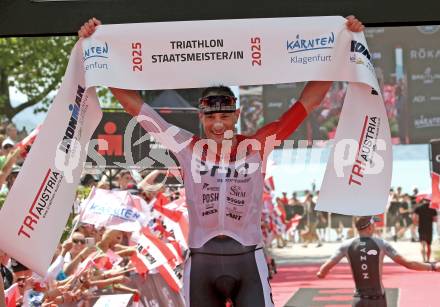 Ironman.  Michael Weiss (AUT). Klagenfurt, am 15.6.2025.
Foto: Kuess
www.qspictures.net
---
pressefotos, pressefotografie, kuess, qs, qspictures, sport, bild, bilder, bilddatenbank