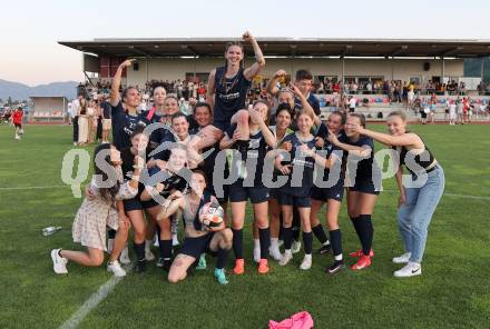 OEFB 2. Frauen Bundesliga Relegation Mitte. Kraig gegen SPG SV Zaunergroup Wallern / Krenglbach.  Meisterjubel Kraig. Kraig, am 21.6.2025.
Foto: Kuess
www.qspictures.net
---
pressefotos, pressefotografie, kuess, qs, qspictures, sport, bild, bilder, bilddatenbank