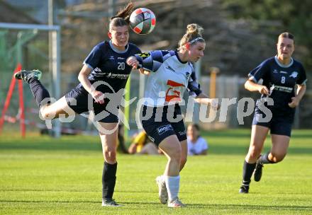OEFB 2. Frauen Bundesliga Relegation Mitte. Kraig gegen SPG SV Zaunergroup Wallern / Krenglbach.  Valentina Marie Urabl (Kraig),  Susanne Bauer  (Wallern/Krenglbach). Kraig, am 21.6.2025.
Foto: Kuess
www.qspictures.net
---
pressefotos, pressefotografie, kuess, qs, qspictures, sport, bild, bilder, bilddatenbank