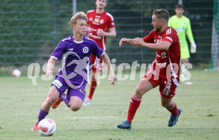 Fussball Testspiel. SK Austria Klagenfurt gegen Kalsdorf.  Johann Lieber (Klagenfurt). St. Stefan im Lavanttal, am 1.7.2025.
Foto: Kuess
www.qspictures.net
---
pressefotos, pressefotografie, kuess, qs, qspictures, sport, bild, bilder, bilddatenbank