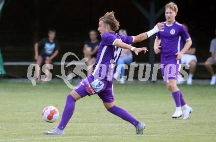 Fussball Testspiel. SK Austria Klagenfurt gegen Kalsdorf. Sebastian Pschernig (Klagenfurt). St. Stefan im Lavanttal, am 1.7.2025.
Foto: Kuess
www.qspictures.net
---
pressefotos, pressefotografie, kuess, qs, qspictures, sport, bild, bilder, bilddatenbank