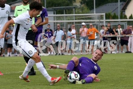 Fussball Testspiel. SK Austria Klagenfurt gegen Sturm Graz Amateure.  Marc Andre Schmerboeck (Klagenfurt). Klagenfurt, am 4.7.2025.
Foto: Kuess
www.qspictures.net
---
pressefotos, pressefotografie, kuess, qs, qspictures, sport, bild, bilder, bilddatenbank