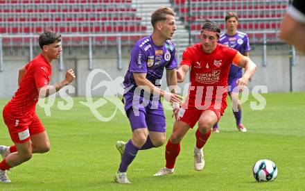 Fussball Testspiel. SK Austria Klagenfurt gegen KAC1909. Marc Andre Schmerboeck  (Klagenfurt). Klagenfurt, am 12.7.2025.
Foto: Kuess
www.qspictures.net
---
pressefotos, pressefotografie, kuess, qs, qspictures, sport, bild, bilder, bilddatenbank
