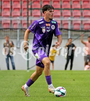 Fussball Testspiel. SK Austria Klagenfurt gegen KAC1909.  Almir Oda (Klagenfurt). Klagenfurt, am 12.7.2025.
Foto: Kuess
www.qspictures.net
---
pressefotos, pressefotografie, kuess, qs, qspictures, sport, bild, bilder, bilddatenbank