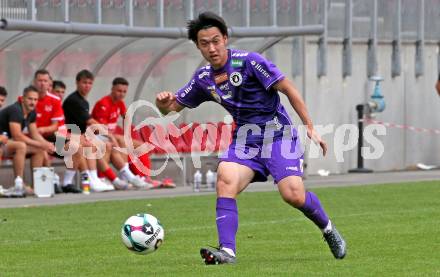 Fussball Testspiel. SK Austria Klagenfurt gegen KAC1909. Rei Okada  (Klagenfurt). Klagenfurt, am 12.7.2025.
Foto: Kuess
www.qspictures.net
---
pressefotos, pressefotografie, kuess, qs, qspictures, sport, bild, bilder, bilddatenbank