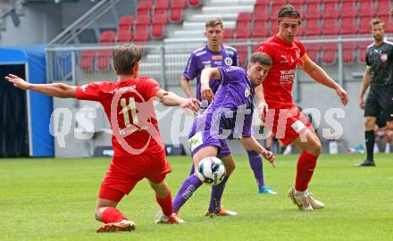 Fussball Testspiel. SK Austria Klagenfurt gegen KAC1909. Alexander Ranacher  (Klagenfurt). Klagenfurt, am 12.7.2025.
Foto: Kuess
www.qspictures.net
---
pressefotos, pressefotografie, kuess, qs, qspictures, sport, bild, bilder, bilddatenbank