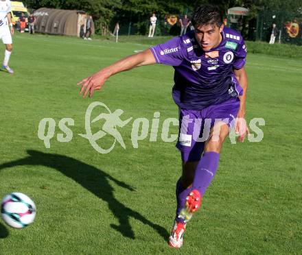 Fussball Testspiel. SK Austria Klagenfurt gegen HNK Gorica.  Aidan Liu  (Klagenfurt). Kranjska Gora, am 16.7.2025.
Foto: Kuess
www.qspictures.net
---
pressefotos, pressefotografie, kuess, qs, qspictures, sport, bild, bilder, bilddatenbank