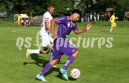 Fussball Testspiel. SK Austria Klagenfurt gegen HNK Gorica.  Naldo Aparecido  (Klagenfurt). Kranjska Gora, am 16.7.2025.
Foto: Kuess
www.qspictures.net
---
pressefotos, pressefotografie, kuess, qs, qspictures, sport, bild, bilder, bilddatenbank