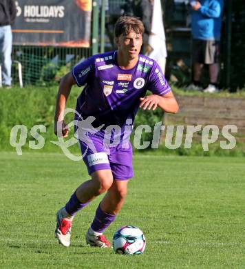 Fussball Testspiel. SK Austria Klagenfurt gegen HNK Gorica.  Matteo Kitz  (Klagenfurt). Kranjska Gora, am 16.7.2025.
Foto: Kuess
www.qspictures.net
---
pressefotos, pressefotografie, kuess, qs, qspictures, sport, bild, bilder, bilddatenbank