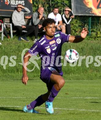 Fussball Testspiel. SK Austria Klagenfurt gegen HNK Gorica.  Naldo Aparecido  (Klagenfurt). Kranjska Gora, am 16.7.2025.
Foto: Kuess
www.qspictures.net
---
pressefotos, pressefotografie, kuess, qs, qspictures, sport, bild, bilder, bilddatenbank