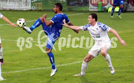Fussball OEFB Cup. Treibach gegen Blau Weiss Linz.  Hanno Wachernig (Treibach), Ronivaldo Bernardo Sales (BW Linz). Treibach, am 25.7.2025.
Foto: Kuess
www.qspictures.net
---
pressefotos, pressefotografie, kuess, qs, qspictures, sport, bild, bilder, bilddatenbank