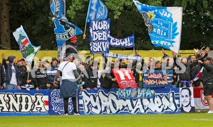 Fussball OEFB Cup. Treibach gegen Blau Weiss Linz. Fans (BW Linz). Treibach, am 25.7.2025.
Foto: Kuess
www.qspictures.net
---
pressefotos, pressefotografie, kuess, qs, qspictures, sport, bild, bilder, bilddatenbank